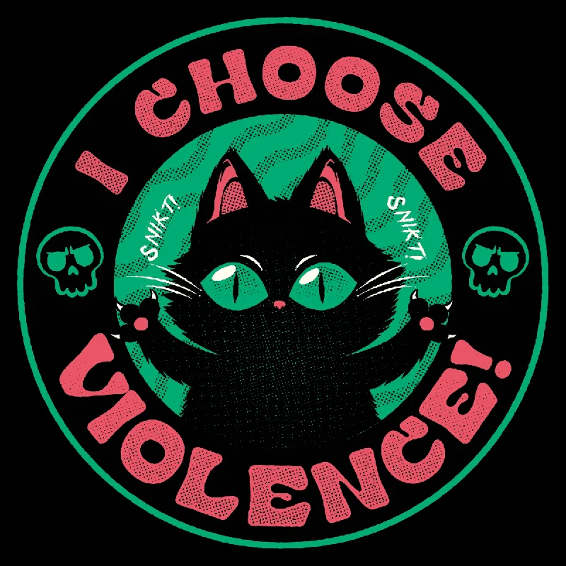 'I Choose Violence (Cat)' Shirt