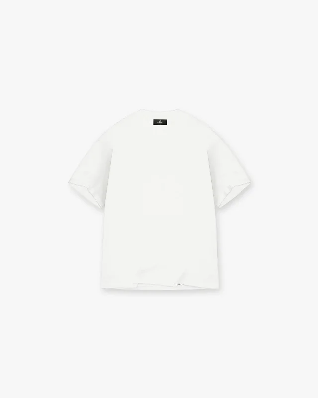 Initial Oversized T-Shirt - Flat White