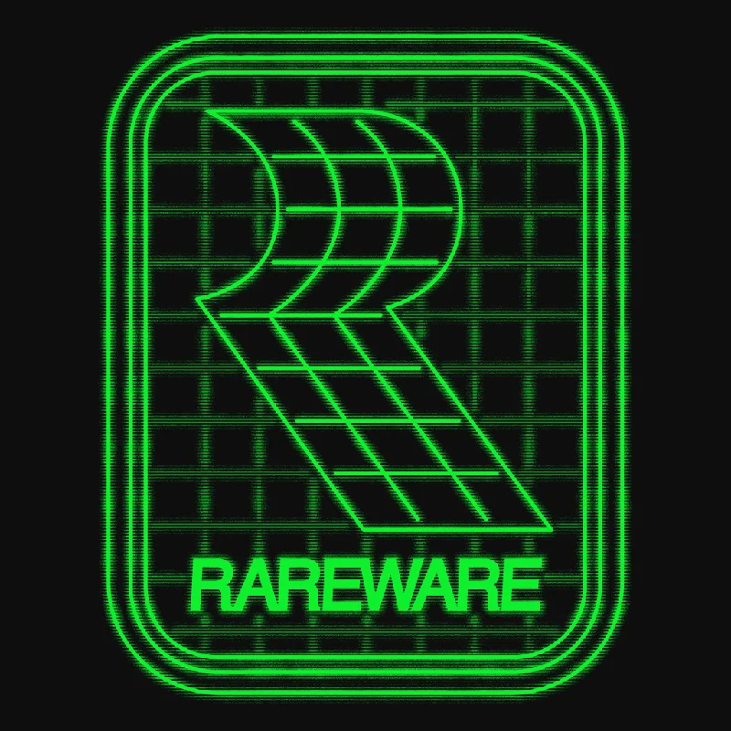 Wireframe Retro Logo