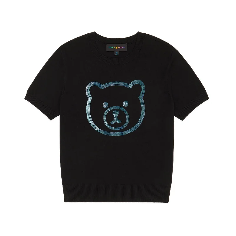 Sequin Bear Top