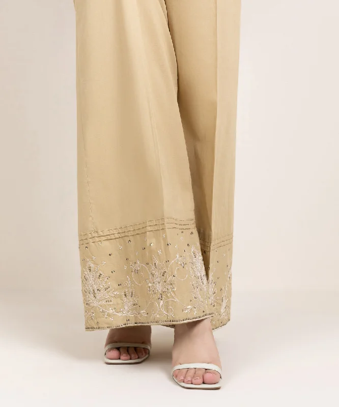 Embroidered Cambric Culottes