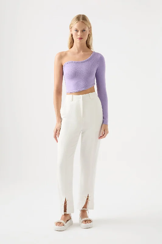 Zita Split Front Tapered Pant