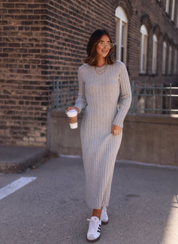 Chelsea Ribbed Sweater Dress