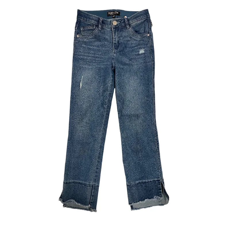 Jeans Straight By Mac & Me In Blue Denim, Size: 0