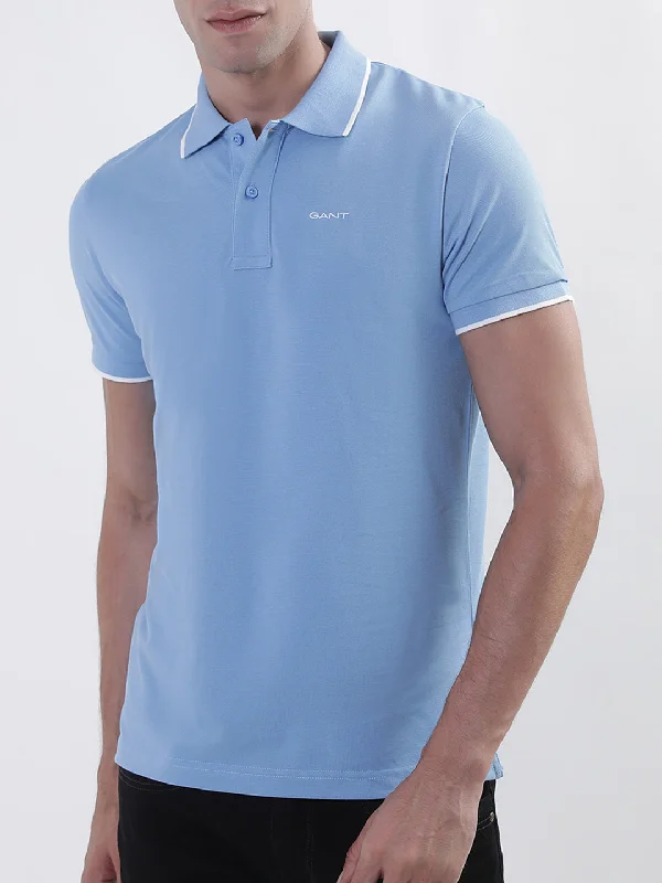 Gant Blue Regular Fit Polo T-Shirt