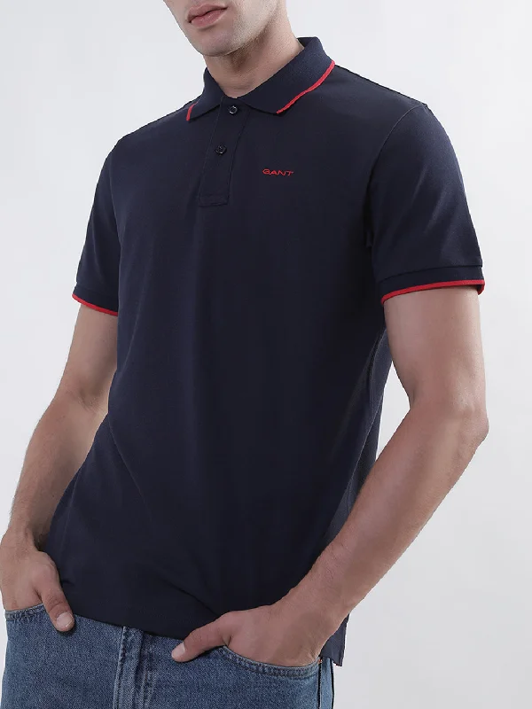 Gant Blue Regular Fit Polo T-Shirt