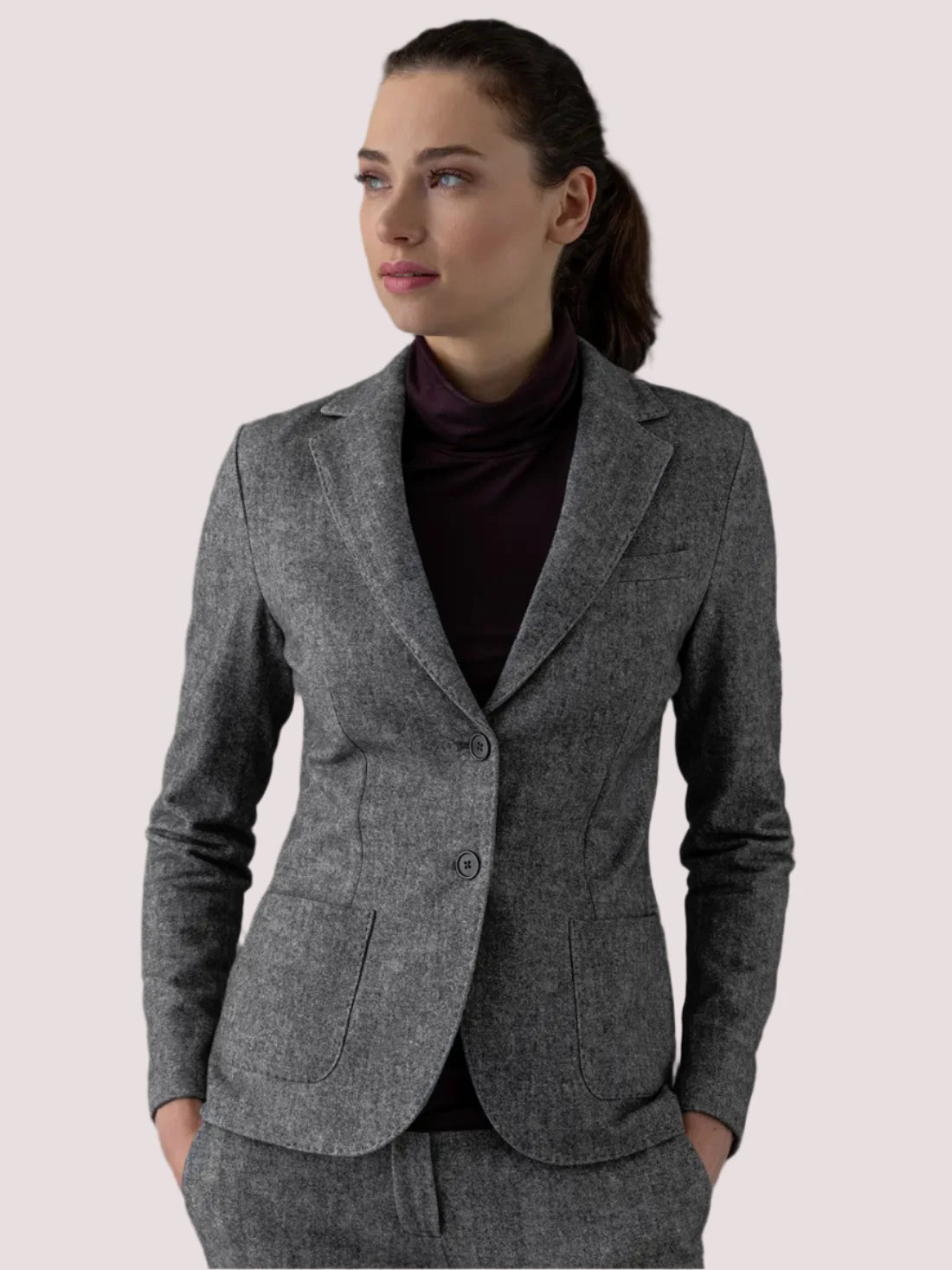 Giacca Slim Fit Blazer- Forest