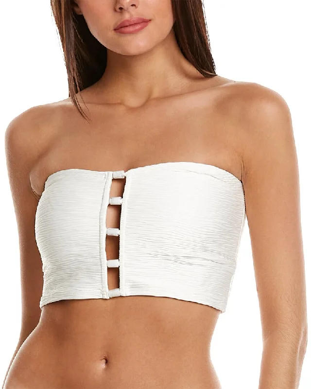 Carmen Marc Valvo Bandeau Bikini Top