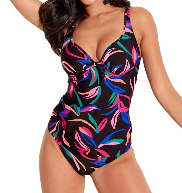 Palermo Underwired Tankini Top In Multi