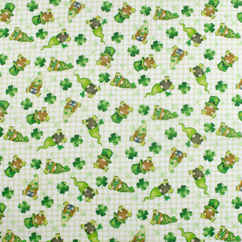 Printed Cotton - SAINT-PATRICK - 027 - Light Green