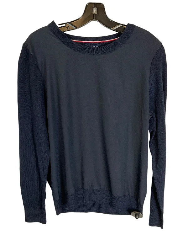 Top Long Sleeve Basic By Tommy Hilfiger In Blue, Size: M