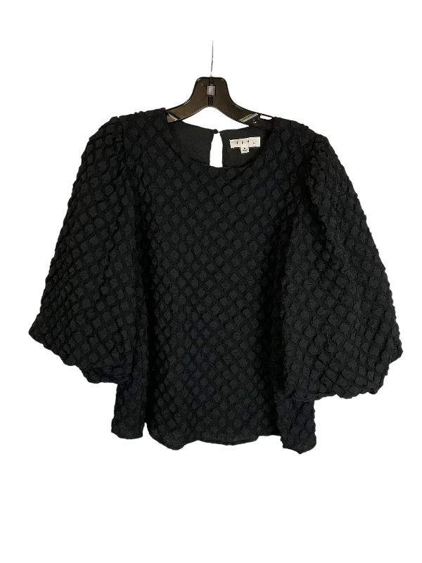 Top Long Sleeve By Thml In Black, Size: M