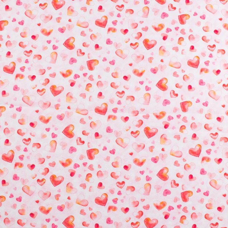 VALENTINE'S Printed Cotton - 041 - Light Pink