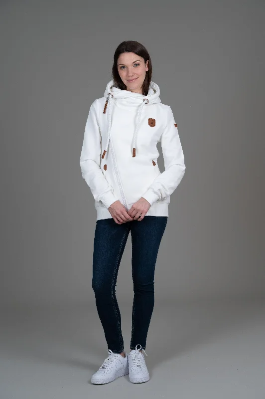 Athena Ivory Full-Zip Hoodie