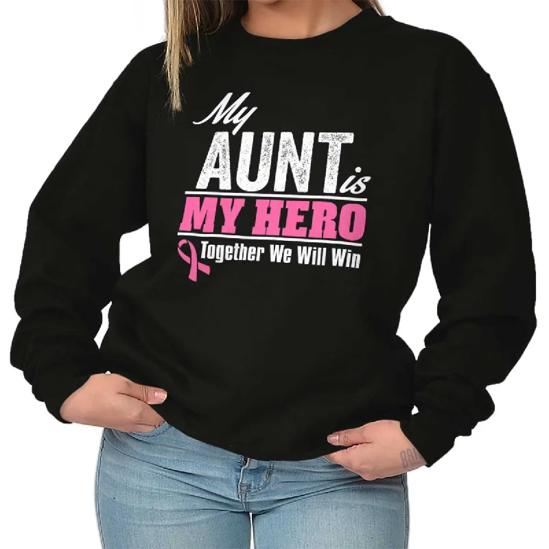 My Aunt My Hero Crewneck Sweatshirt