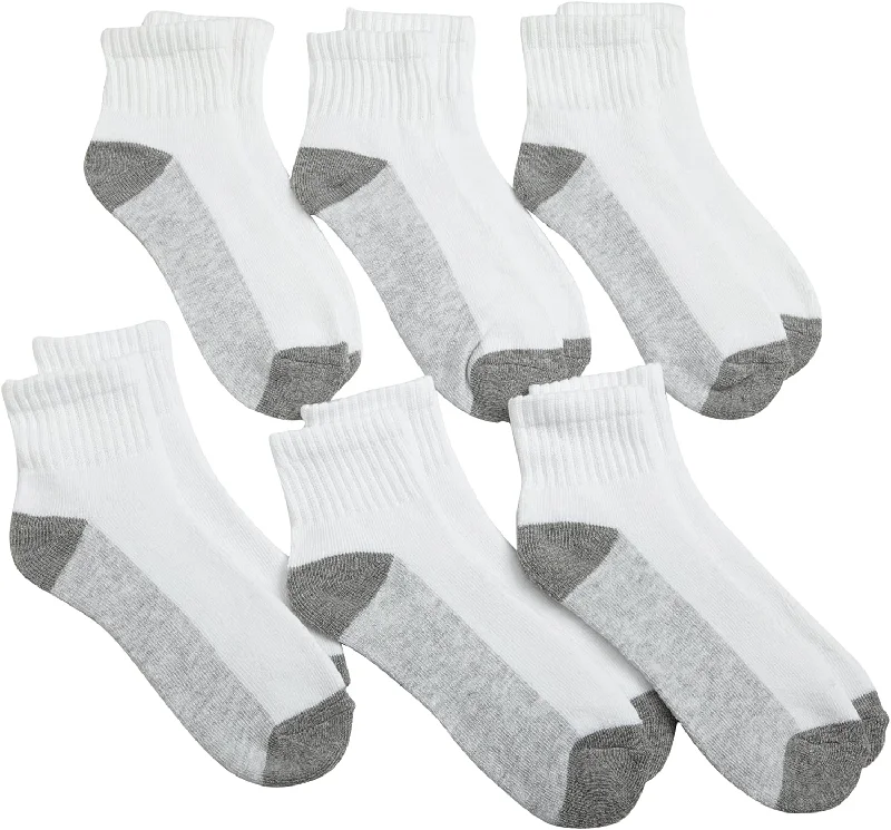 Fruit Of The Loom Boys 6 Pack Ankle Socks