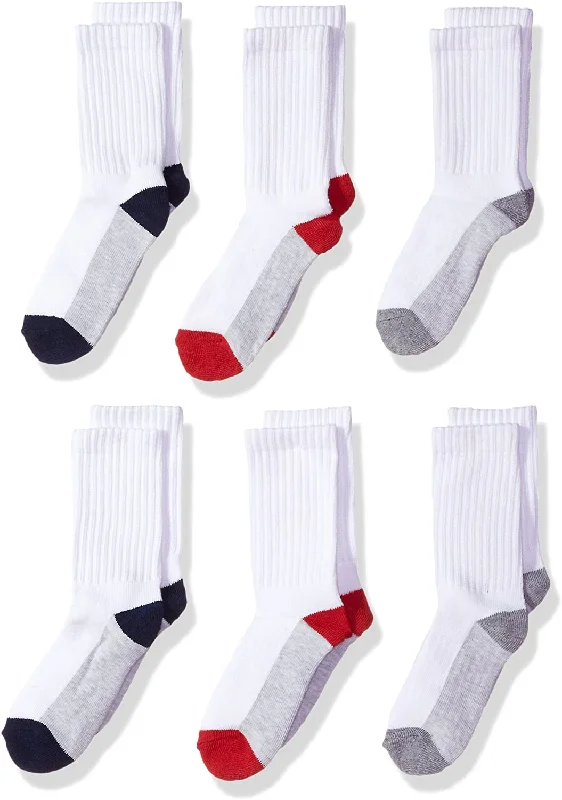 Fruit Of The Loom Boys 8 Pack Crew Socks