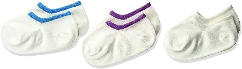 Fruit Of The Loom Girls 3 Pack Sporty No Show Socks