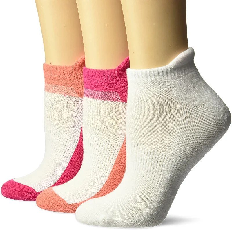 Fruit Of The Loom Womens 3 Pack Low Cut Tab Socks